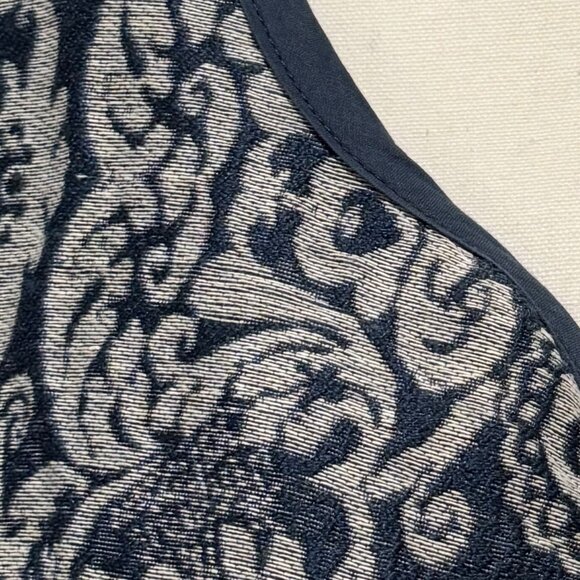 Coldwater Creek Jacquard Open Front Jacket Blue/Gray – Size 16 - Picture 3 of 8